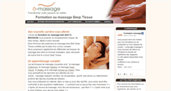 Desktop Screenshot of o-massage.fr