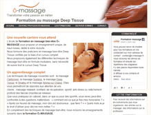 Tablet Screenshot of o-massage.fr
